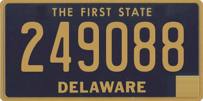DE license plate 249088