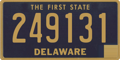 DE license plate 249131