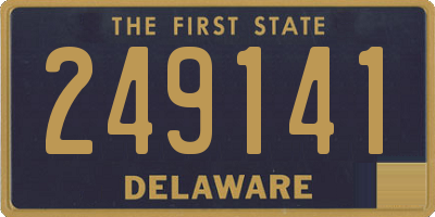 DE license plate 249141