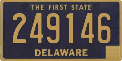 DE license plate 249146