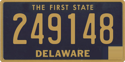 DE license plate 249148