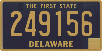 DE license plate 249156