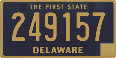 DE license plate 249157