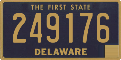 DE license plate 249176