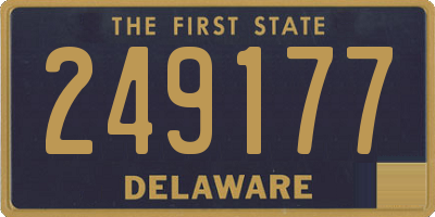 DE license plate 249177