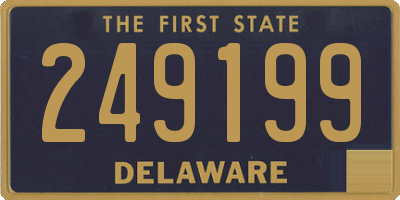 DE license plate 249199