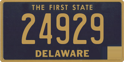 DE license plate 24929