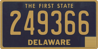 DE license plate 249366