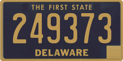 DE license plate 249373