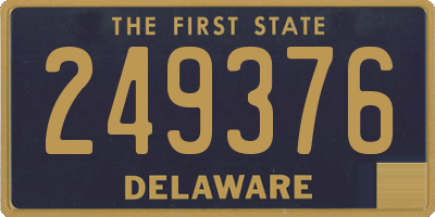 DE license plate 249376