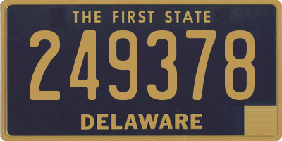 DE license plate 249378