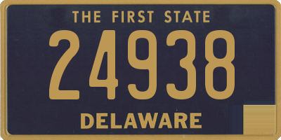 DE license plate 24938