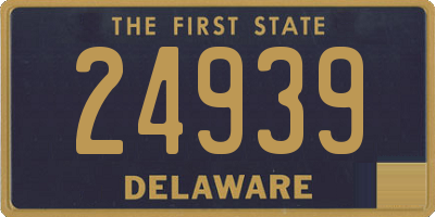 DE license plate 24939