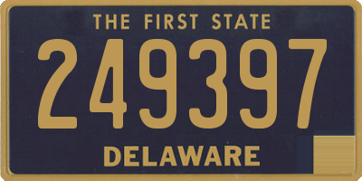 DE license plate 249397