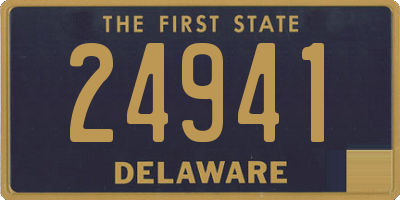 DE license plate 24941