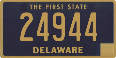 DE license plate 24944