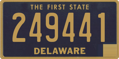 DE license plate 249441