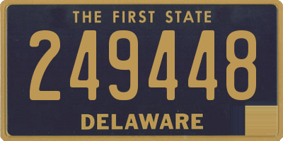 DE license plate 249448