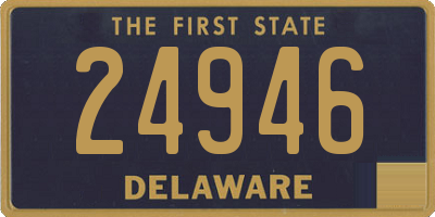 DE license plate 24946