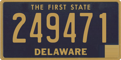 DE license plate 249471