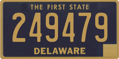 DE license plate 249479