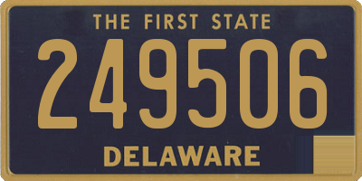 DE license plate 249506