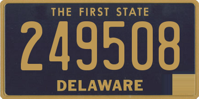 DE license plate 249508