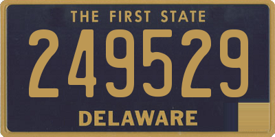 DE license plate 249529