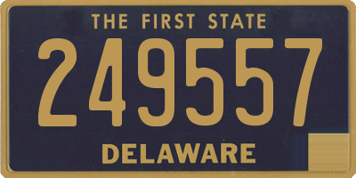 DE license plate 249557
