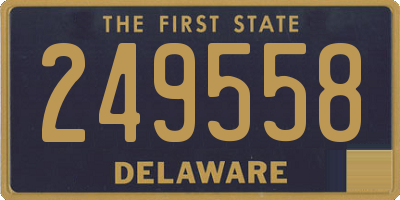 DE license plate 249558