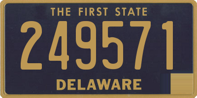 DE license plate 249571