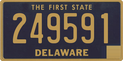DE license plate 249591
