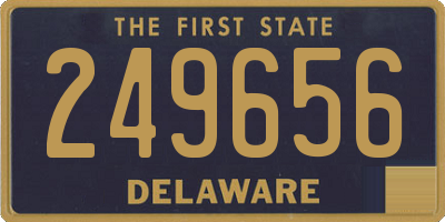 DE license plate 249656
