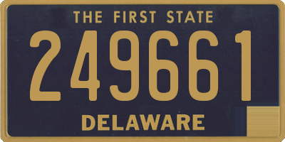 DE license plate 249661