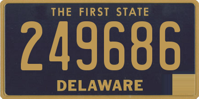 DE license plate 249686