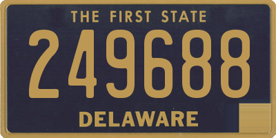 DE license plate 249688