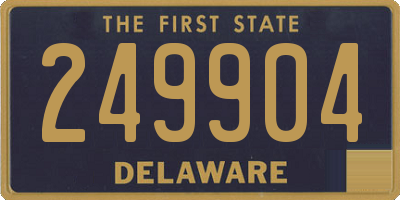 DE license plate 249904