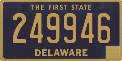 DE license plate 249946
