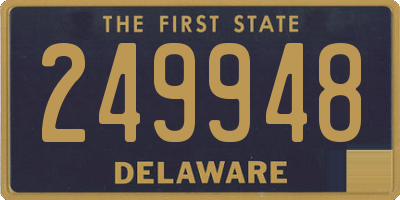 DE license plate 249948