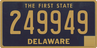 DE license plate 249949