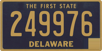 DE license plate 249976