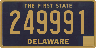 DE license plate 249991