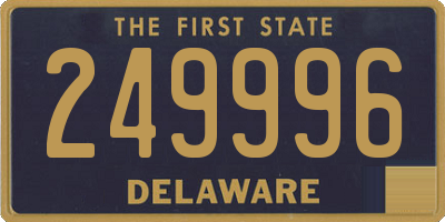 DE license plate 249996