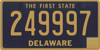 DE license plate 249997