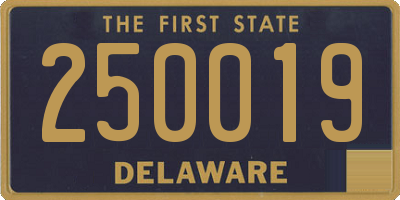 DE license plate 250019