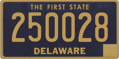 DE license plate 250028