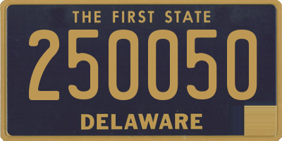 DE license plate 250050