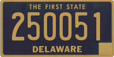DE license plate 250051