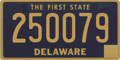 DE license plate 250079