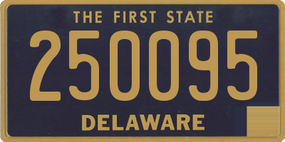 DE license plate 250095